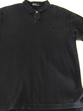 Polo by Ralph Lauren Men’s Textured Dark Navy Polo